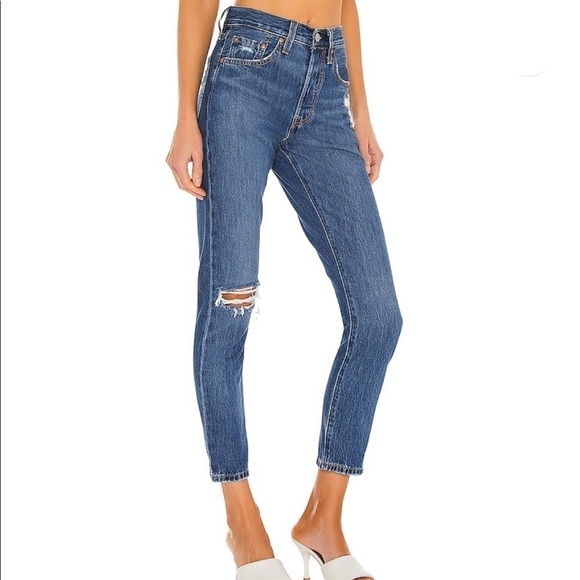 Levi’s 501 Skinny High Waist Distressed Jeans - Picture 10 of 10